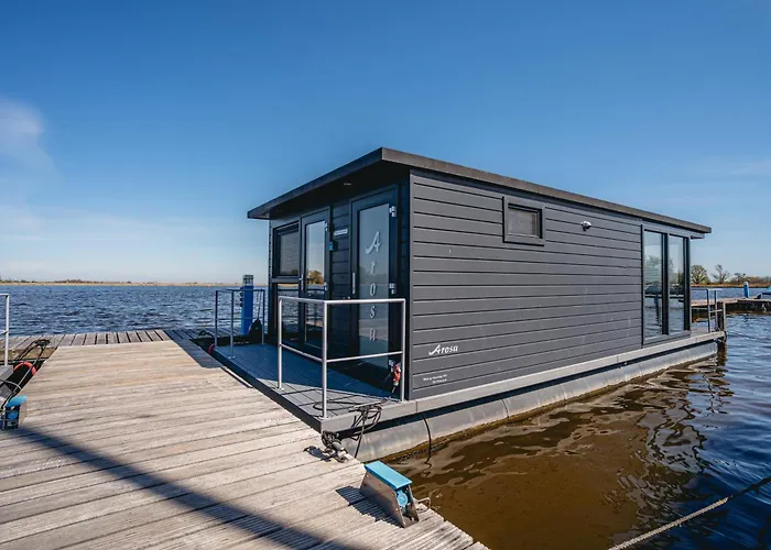 Houseboat Havenlodge 4 Persons 木屋 Uitgeest